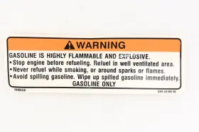 Ga9-u416b-00-00 Yamaha New Oem Warning Label Decal Nos
