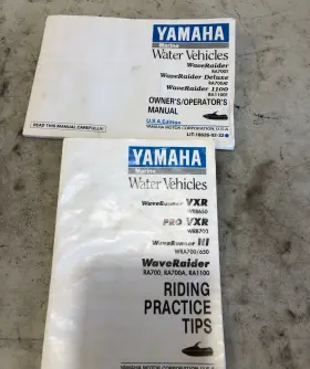 Gh1-28199-12 Yamaha 95 Waveraider Oem Owners Operators Manual Riding Practice Tips Manuals J9