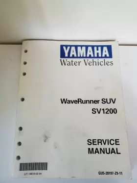Lit-18616-02-04 Yamaha Suv Sv1200 Waverunner Service Manual Published 1999