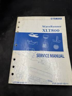 Yamaha Lit-18616-02-37 Waverunner Xlt800 Service Repair Manual