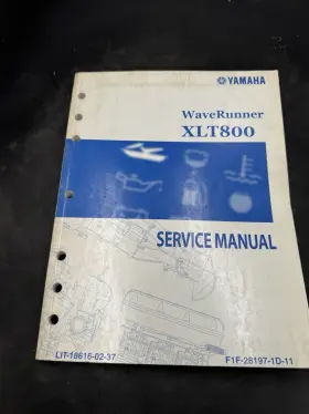 Lit-18616-02-37 Yamaha Waverunner Xlt800 Service Repair Manual
