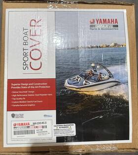 Yamaha Mar-22fsh-mc-23 Fsh 222 220 Sport-e 2023 Black Mooring Storage Cover