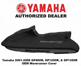 Mwv-unigp-00-19 Yamaha Oem Waverunner Cover Gp800r Gp1200r Gp1300r Black