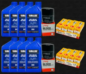 Pwc-ym-0660-kt Yamaha Lfr7a. 27ft Boat 275 Oem Oil Change Kit Jet 4w Yamalube Without Il Filters Lfr7a