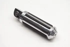 Ws027-1 Yamaha New Oem Chrome Replacement Footpeg With Rubber Insert Nos