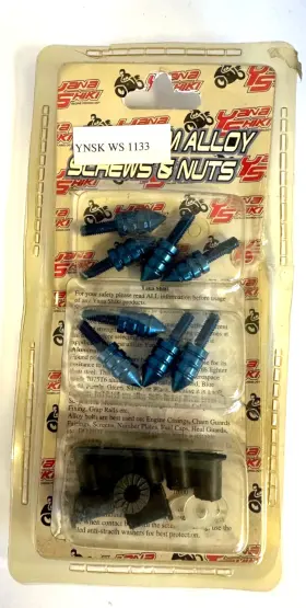 621-0446 Yana Shiki New Ws 1133 Spiked Bolt Kit Blue