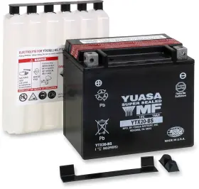 Yuam32rbs Yuasa 6568 Agm Battery Ytx-20bs .93 L Part Number # Absorbed Glass