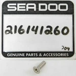 New Genuine Seadoo Stainless Screw M4X12 Bolt .965 Flathead Oem 216141260. Price: $7.64.