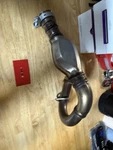 New Kawasaki Kx 250 Oem Exhaust Header With Clamp 18088-1826 92173-2327. Price: $159.00.