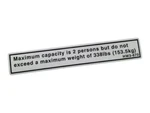 2004-2005 Honda Motorcycle Aquatrax Caution Label 81217-HW3-670 New Oem. Price: $19.78.