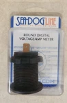 # 421625-1 New Sea Dog Round Digital Voltage / Amp Meter. Price: $34.95.