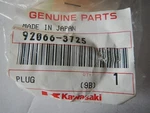New Oem Kawasaki Plug 92066-3725. Price: $25.00.