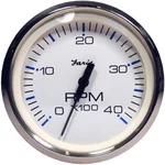 Faria Chesapeake White Ss 4" Tachometer 4,000 Rpm (diesel Magnetic Pick-up) New. Price: $139.19.