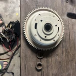 Oem Sea Doo 1998-2003 Gti Gs Gts Le 717 Magneto 77 Tooth Flywheel & Nut Used. Price: $49.00.