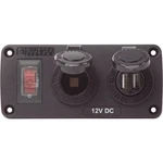 Blue Sea 4363 Water Resistant Usb Accessory Panels - 15A Circuit Breaker, 12V New. Price: $49.04.