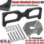 Intake Manifold Spacer Kit For Kawasaki Jet Ski Sx JS550 JS440 44/46 Mm Carb New. Price: $14.69.