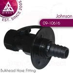 Johnson Bulkhead Hose Fitting With Valve Cons 3/4" Tail 09-10616 New. Price: $64.53.
