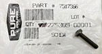 Qty 4 New Genuine Polaris 7517366 Screw. Price: $11.81.