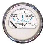 Faria Chesapeake White Ss 2" Cylinder Head Temperature Gauge (60-220F) 13806 New. Price: $85.95.