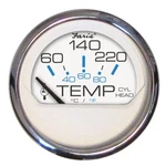 Faria Chesapeake White Ss 2" Cylinder Head Temp Gauge New. Price: $63.21.