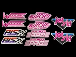 Kawasaki Jet Ski 440 550SX Js 650 Vintage Logo Sticker Kit New. Price: $54.97.