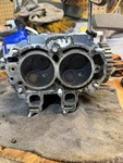 Yamaha F9.9SK Cylinder Head Assembly W/ Valves Used Good Condition. Price: $225.00.