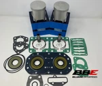 86- 96 Kawasaki 650 Wsm Rebuild Kit Standard 76.00MM Bore Pistons Gaskets Seals New. Price: $199.95.