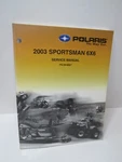 Polaris 2003 Sportsman 6X6 Oem Factory Service Manual 9918067 Used. Price: $35.00.