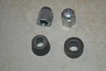 #86324 Nos Trico Wiper Arm Driving Burrs, Nuts #75026-1 Anco 47-16 Shaft Adapter New. Price: $19.00.