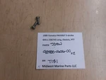98580-06016-00 Yamaha 1989 PRO50LF 50HP Outboard Screw (2) T131 Used. Price: $13.99.