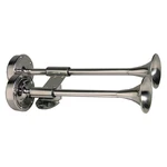 Schmitt Marine Deluxe Shorty Dual Trumpet Horn, 12V/120DB New. Price: $169.58.