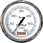 Faria F33832 Chesapeake White 0-6000 Rpm Tachometer With Hourmeter 4" Gas TC9128 New. Price: $174.87.