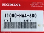 Fits Honda Motorcycle Powersports Crankcase Set Pt# 11000-HW4-680 New. Price: $848.03.