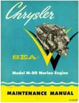 Chrysler Sea-v Model M-80 Marine Boat Engine Service Repair Manual New. Price: $32.95.