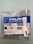 Qty 2 Polaris 7515361 Bolt New Genuine. Price: $10.80.