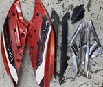 Yamaha 17 18 1050 Vxho Cruiser Side Panel Cover Fairing Molding Lh Rh Red Used. Price: $119.99.