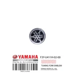 F3Y-U411H-02-00 Emblem Tuning Fork New. Price: $19.99.