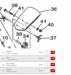 Yamaha Oem Visor Hardware Kit For F1W-U515P-01-00 New. Price: $43.95.