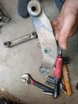 5YT-2210J-00-00 05 Raptor 350 Rear Suspension Bracket Used. Price: $40.00.