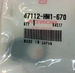 Honda Aquatrax Jet Ski Rubber Joint Oem New Nos 47112-HW1-670. Price: $9.99.