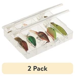 (2 Pack) Plano Five-compartment Stowaway 3400 Utility Box, 6.5"L 4"W 1.13"H New. Price: $12.42.