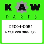 53004-0584 Kawasaki Mat,floor,middle,rh 530040584, New Genuine Oem Part. Price: $75.64.