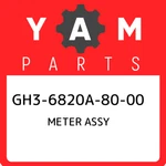 GH3-6820A-80-00 Yamaha Meter Assy GH36820A8000, New Genuine Oem Part. Price: $819.70.