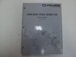 2004 2005 2006 Polaris Trail Boss 330 Service Repair Manual 9920296 Used. Price: $49.99.