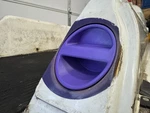 Kawasaki 750SX Sxi Fire Extinguisher Cap - Purple Left & Right Short Style New. Price: $60.00.
