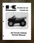 1997-2002 Atv Service Manual Fits Kawasaki Prairie 4X4 P528 Good. Price: $50.00.