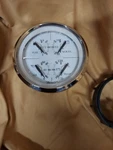 Faria Chesapeake White 3-1/4" Multifunction 4-IN-1 Gauge (84-SS3) New. Price: $120.00.