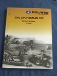 Polaris 2003 Sportsman 6X6 Service Manual 9918067 With Cd Rom Free Shipping New. Price: $19.99.