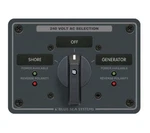 Blue Sea 8363 Ac Rotary Switch Panel 65 Ampere 2 Positions + Off, Pole New. Price: $553.99.