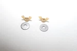 Seadoo Gti 717 720 Flywheel Cover Guard Wing Nut Washer Set Used. Price: $23.50.
